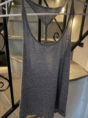 Hollister Heather Gray Racerback Tank